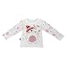 Internet Baby Clothing, Baby Button Shoulder Pajamas Red Hat Bear Pattern Set (6-12Months, Pink)