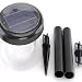 Produktbild 2 er Set-Solar-Steinpfosten-Lampe, 67 cm, 4 LEDs