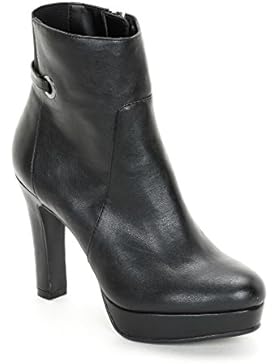 ESTRADÀ by Scarpe&Scarpe - Stiefeletten mit Absatz und Gummizug an der Ferse, mit Absätzen 11 cm