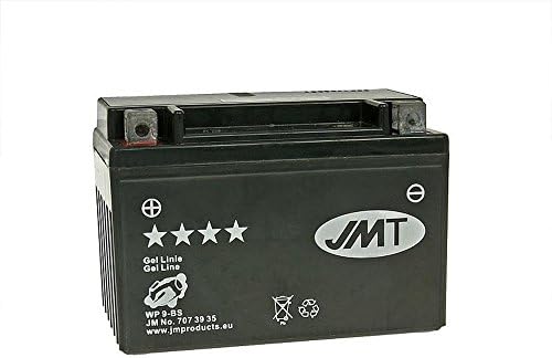 Battery JMT GEL - YTX9-BS 12 Volt - Suzuki GSX-R 600 U2 CE3111 year of construction 2006-2007