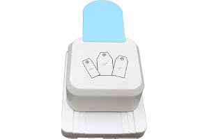 3-i-1 pappersstans etikettstans 3,8 cm 5 cm 6,3 cm hörnskärare för korttillverkning och scrapbooking hantverk projekt tagg st