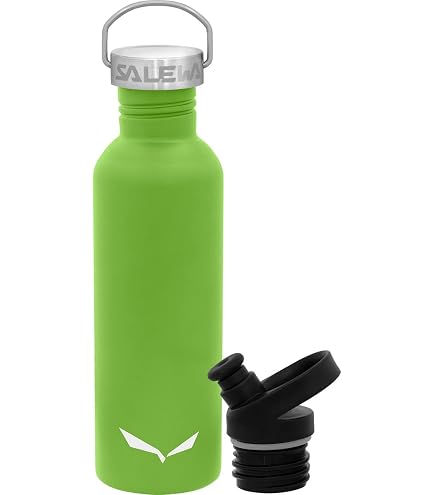 Salewa Aurino 0,75L Edelstahl-Trinkflasche – Schwarz, Rostfrei, BPA-frei Und Recyclebar
