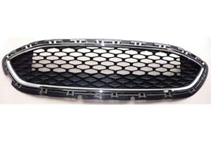 TVP Trade Vehicle Parts.co.uk Compatible With Front Main Grille Honeycomb with Chrome Diesel Ford Fiesta Mk8 2017-2021