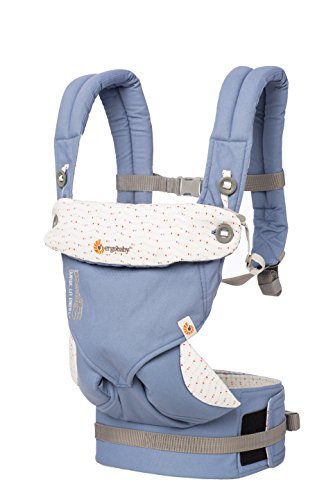 Ergobaby EBBC360EASLG 360 Komforttrage Sophie La Girafe Festival, blau - 5