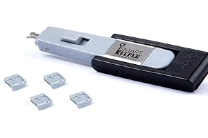 SMART KEEPER SmartKeeper Essential Lot de 4 bloqueurs de Port B Mini USB + Clé Gris