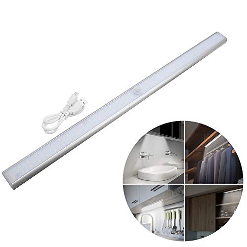 Preisvergleich Produktbild Wireless 68 LED PIR Bewegungssensor Cabinet Light USB wiederaufladbare Magnetschrank Kleiderschrank CDXDSV