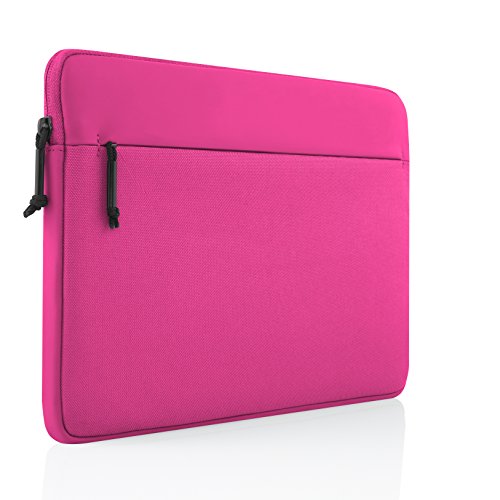 Incipio Truman Sleeve für Microsoft Surface Pro 4 / Pro (2017) – von Microsoft zertifizierte Schutzhülle [Type Cover Kompatibel | Außentasche | Stylus Halter | Nylon | Gepolstert | Verschiedene Farben] – Pink (MRSF-095-PNK) - 3