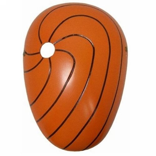 Hot!Naruto Cosplay Set für Tobi – Akatsuki Mantel (L) + Narudo Tobi Maske (gelb) + Tobi (Uchiha Madara) ring + Tobi Uchiha Itachi Stirnband + Naruto Akatsuki Schuhe - 2