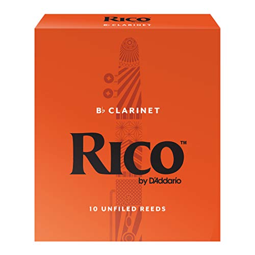 Rico RCA1015 - Lengüeta para clarinete (dureza 1.5, pack de 10)