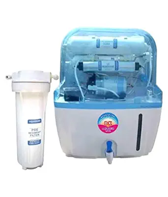 DK Aauafresh More 15 Ltr Mineral Ro+Uv+Tds Adjuster And Uf Water Purifier - White