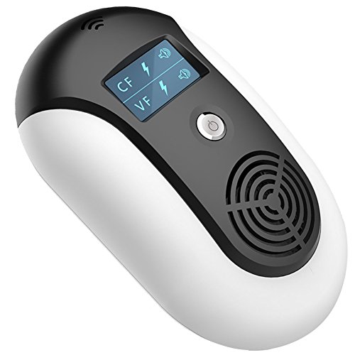 Repelente Ultrasónico de Plagas 2019 Repelente Electrónico Mejorado de Plagas. Eficaz para Interiores y Exteriores. Repele y Previene Ratones, Hormigas, Mosquitos, Cucarachas, Arañas, Roedores, Pulgas