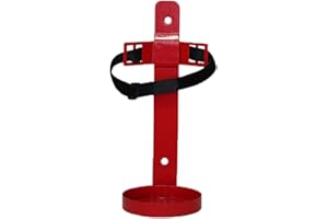SEIWEI Supporto per estintore da 1 kg, estintore, supporto da parete con nastro di fissaggio, accessori per casa, ufficio, camion, camper