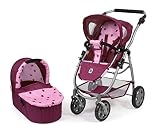Top-modernes und extra großes Kombi-Puppenwagen Set