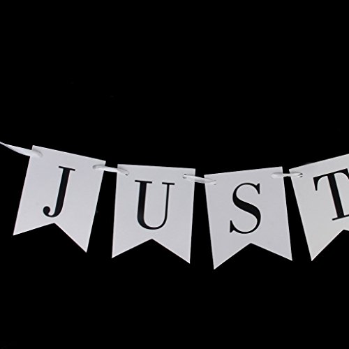 Just Married Hochzeit Braut Westlichen Parteidekoration für Auto Bunting Girlande Banner - 7