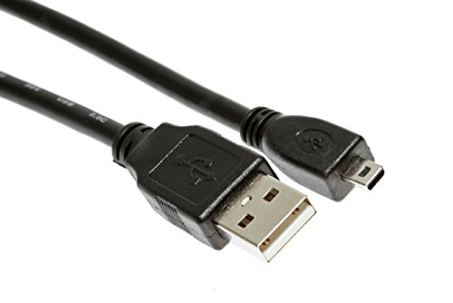 Photecs® USB UC-E6 Kabel/Datenkabel/Ladekabel, kurz, USB-Kabel nach proprietärem Nikon-Standard gefertigt, schwarz, 30cm…extra kurz, z.B. für Verbindung von Nikon-DSLR zu WLAN-Router - 2