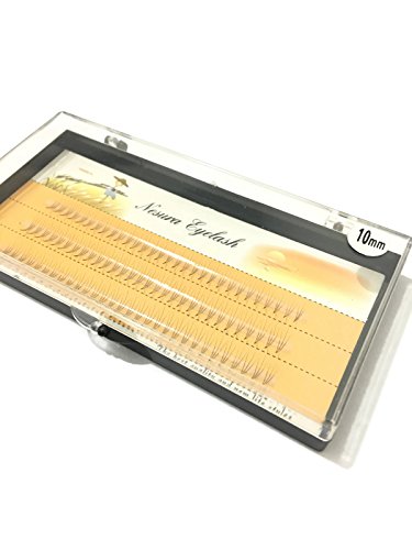 Extensión Pestañas Postizas grupos pelo a pelo 90pcs 10mm