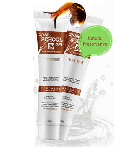 Purebess Snail School Gel Cream (50g 1 PCS) Extract 90% Anti-aging Face Skin Care Secretion Filtrate Moist