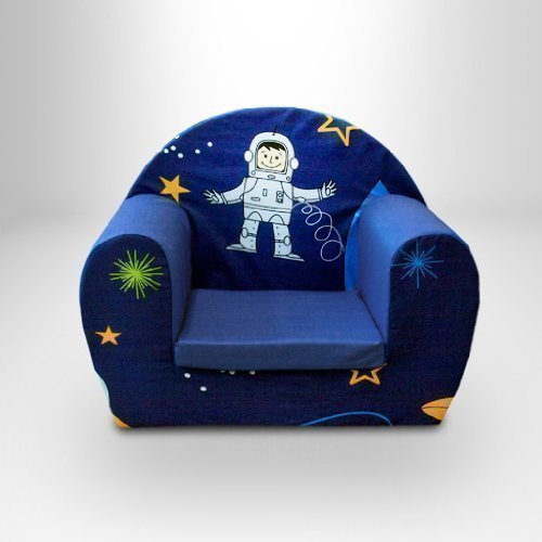 Ready Steady Bed Childrens Toddlers Foam Armchair, Space Boy