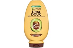 Garnier Ultra Doux Pure Huile d'Avocat & Beurre de Karité Après-Shampooing Nourrissant 360ml - Homme & Femme