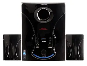 Krisons KRSMILE2.1BT 2.1 Channel Wireless Bluetooth Multimedia Speaker (Black)