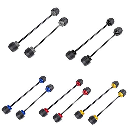 XX eCommerce Motorcycle Motorbike Front&Rear Wheel Axle Fork Sliders Crash Protector Shock Absorber Falling Protection for H-o-n-d-a XADV X-ADV 750 2017 2018 (Red)