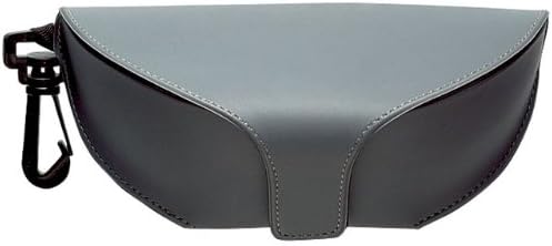 Protective Grey Case With Belt Clip For Sunglasses Glasses Spectacles