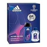 Coffert Adidas UEFA5 VICTORY EDITION - 2 produits - Une Eau de Toilette, un Gel Douche et un Bon d'Achat