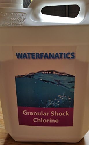 Chlorine Shock Granules 5kg Waterfanatics Swimming Pool, Hot Tub and Spa Chemical