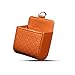 Produktbild SUNSHAN Universal Car Air Vent Organizer Box Storage Bag, Black Auto Seat Back Interior Case mit Hook Ount Outlet Storage Box Hanging Leder Container Case Bag Pouch Holder,Brown