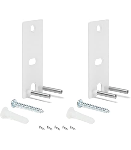 Supports Muraux Blancs QWORK Pour Enceintes Bose Lifestyle 650/700 - Installation Facile Et Sécurisée