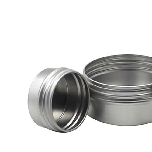 20 Stück 5-15 G 30 G 50G 100G leeren Aluminium DIY Hausgemachte Reisen Nagel Kunst Lip Balm Kosmetische Creme Pastöse Flüssigkeit Jar Blechdose Verpackungsbehälter - 3