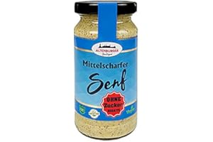 ‎ALTENBURGER ORIGINAL Mittelscharfer Senf OHNE Zuckerzusatz Inhalt 200 ml