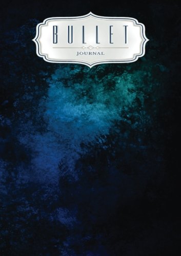 Preisvergleich Produktbild Bullet Journal: A5 „A5037 Abstrakt - Blau“ (130 Seiten, Softcover, Punktkariertes Papier - Bullet Journal, Dickes Notizheft, Skizzenbuch, Tagebuch, Gepunktete Seiten, Dot Grid Notebook)