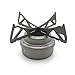 Produktbild Titan Spirit Brenner Mini Ultraleichte Alkohol Campingkocher für Outdoor Cookut Picknick Wandern, Stove+Shelf