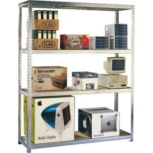 Preisvergleich Produktbild Meta Grundregal Speed-Rack HxBxT 197x200x40cm verzinkt