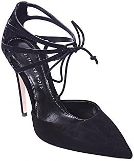 Fitzpatricks Shoes Ling 38 1/2 BLACK SUEDE