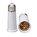 Produktbild 2*Stück E27 auf E27 Lampe Verlängerung LED-Glühlampe Sockel Brandschutz Lampenfassung Lampe Extender 95mm länge