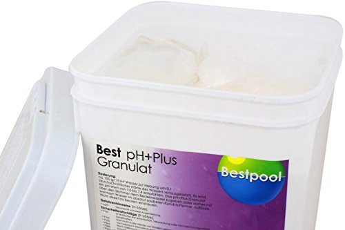 PH Plus Granulat 5 kg Eimer Pool Zubehör Bestpool pH-Heber - 4