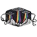 Produktbild Boys Girls Dustproof Anti Allergy Anti-Allergies Earloop Half Face Mouth Masks Mouth-Muffle Climbing Polyeste Warm Mask Adjustable Elastic Strap, Rainbow UFO Gay Pride