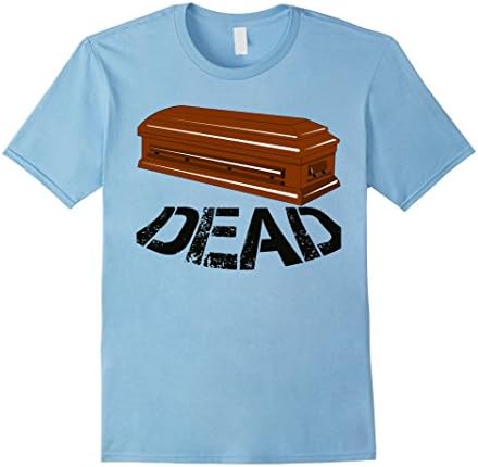 Men's Dead Casket Funeral T-shirt Men Women Kids Kids Teens 2XL Baby Blue