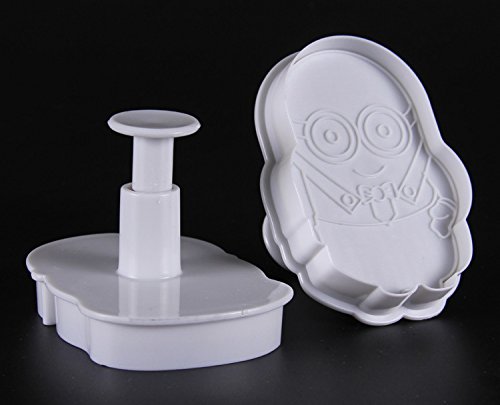 4/Set Cartoon Mould Despicable Me Minion Cookie Cutter Plunger Fondant Hochzeit Kuchen dekorieren Tools DIY Kuchen, Form - 3