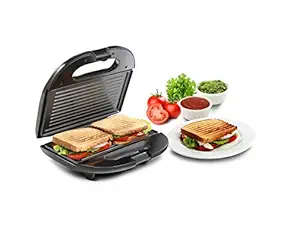 Russell Hobbs RST750GR 750 Watt Non-Stick with Fixed Grilled Plate Crispy Sandwich Toaster for Multi Snacks