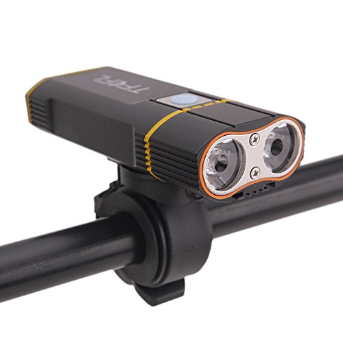 Wiederaufladbare LED Fahrradlicht - TFCFL 800 Lumen-Scheinwerfer, vorderes Licht, Sitze ALLE Fahrräder, Straße, Berg, wasserdicht - Einfache Installation USB-Zyklus-Taschenlampe
