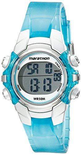 Preisvergleich Produktbild Timex Marathon Digital Mid-Size Watch - Light Blue
