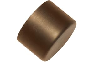 Gardinia Curtain Rod Finials, Aluminum Bronze, Ø 25 mm 32217