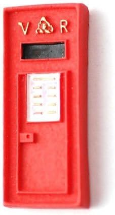 FAIRIES MINIATURE RED POST BOX WALL MOUNTED TO PLACE IN YOUR FAIRY GARDEN (1/12TH SCALE)