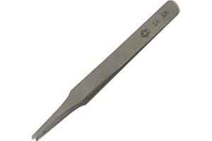 Piergiacomi - 2A SA Pinzetta con punte piatte e arrotondate - Lunghezza 120 (mm), 4 3/4" (")