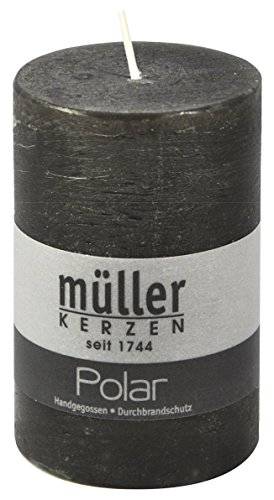 Preisvergleich Produktbild Polar Stumpenkerze 100 / 68 asphalt