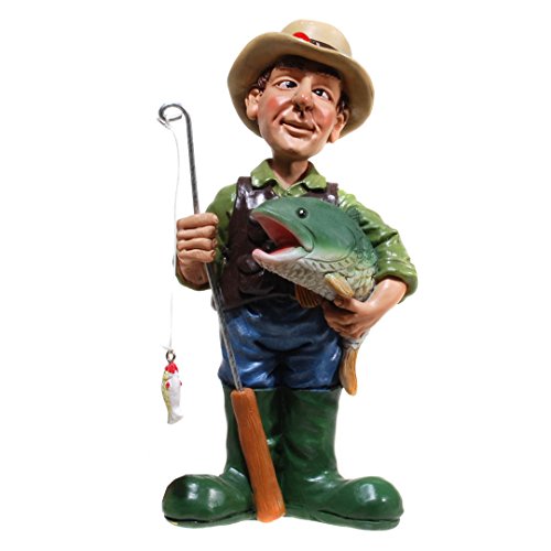 Preisvergleich Produktbild Figur Angler mit Fisch