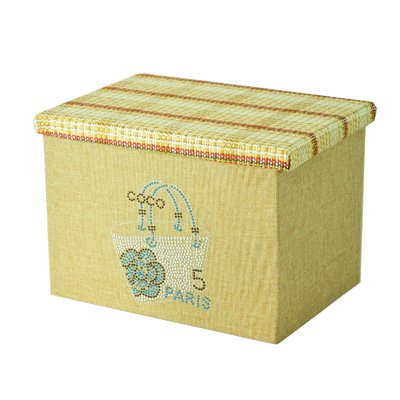 39L Foldable Storage Box Bag Clothes Blanket Closet Sweater Organizer Canvas